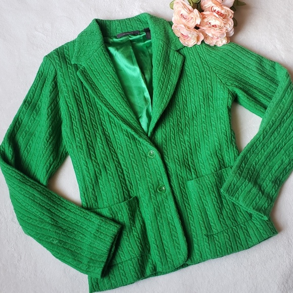 Liz Claiborne Jackets & Blazers - Liz Claiborne cable knit lined blazed Ch